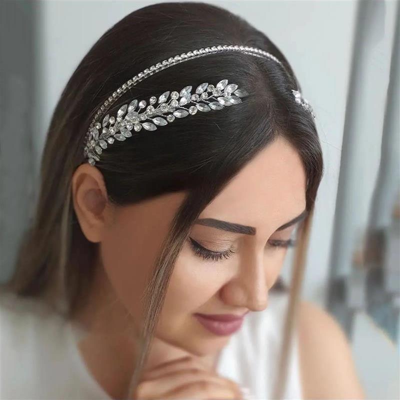 DZ056 Bridal Hairband Baroque Headband Bride Hair Jewelry Pa