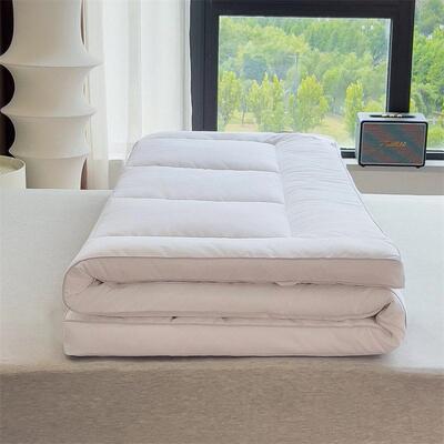 10cm Hotel soft bed mattress folding mattress topper pad 1.8