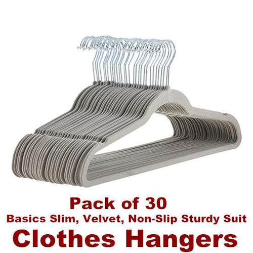 Clothes Hangers Non-Slip Velvet Suit Coat Pants