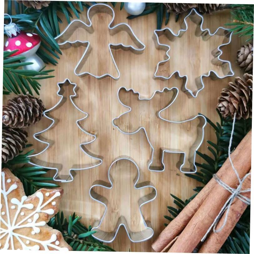 1PC Christmas Cookie Mould Gingerbread Man/Tree/Snowflake Sa