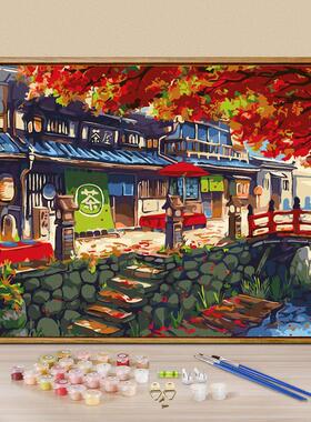 DIY Coloring By Numbers Painting Canvas Paints Art Oil Paint