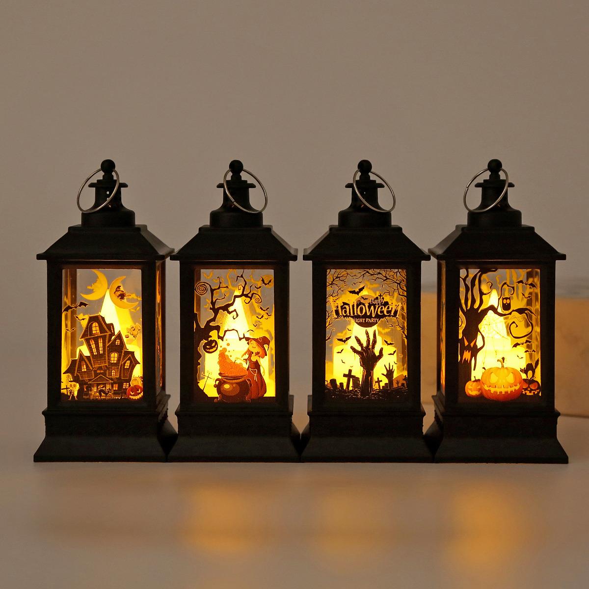 Halloween decorations wind lamp pendant Halloween painted ba