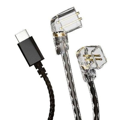 Earphone Cable 0.75mm Dual-pin Headset Wire TYPE-C