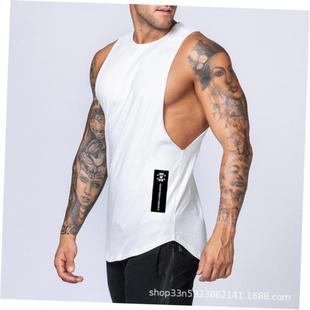 Men vest summer Man gym clothes Singlet男Crossfit背心tanktop