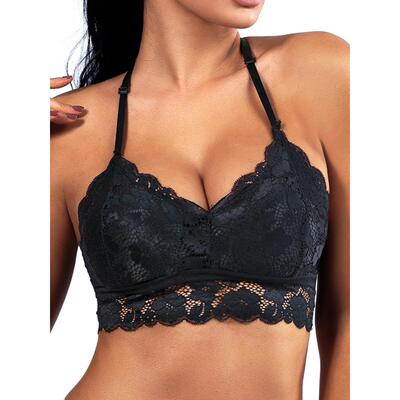 No rims underwear sexy lace exposed vest 无钢圈内衣文胸背心