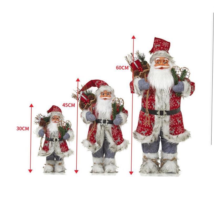 40 Style Christmas Doll 30CM Santa Claus Elk Snowman New Yea