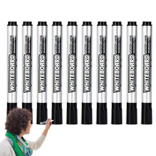 Black Markers Fine Point Wet Erase & Black Whiteboard Marker