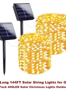 Solar String Lights for Outside Christmas Decor Outdoor
