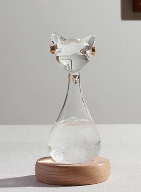 天气预报瓶埃及猫风暴瓶生日礼物情人节创意礼品结婚礼盒送男女生