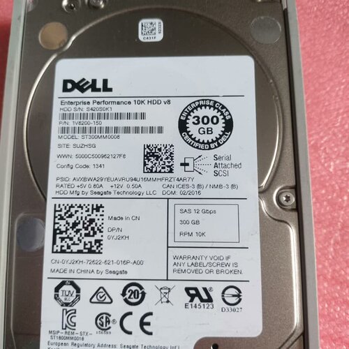 Dell 戴尔 ST300MM0008 0YJ2KH 300