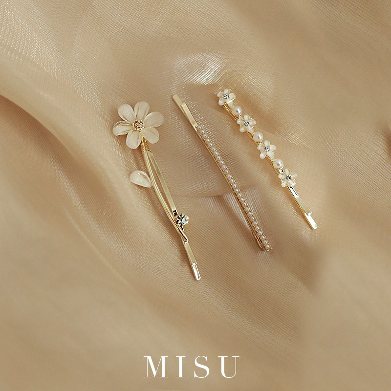 发夹一字夹子边夹侧边超仙头发卡子钢夹固定神器小碎发刘海头饰女