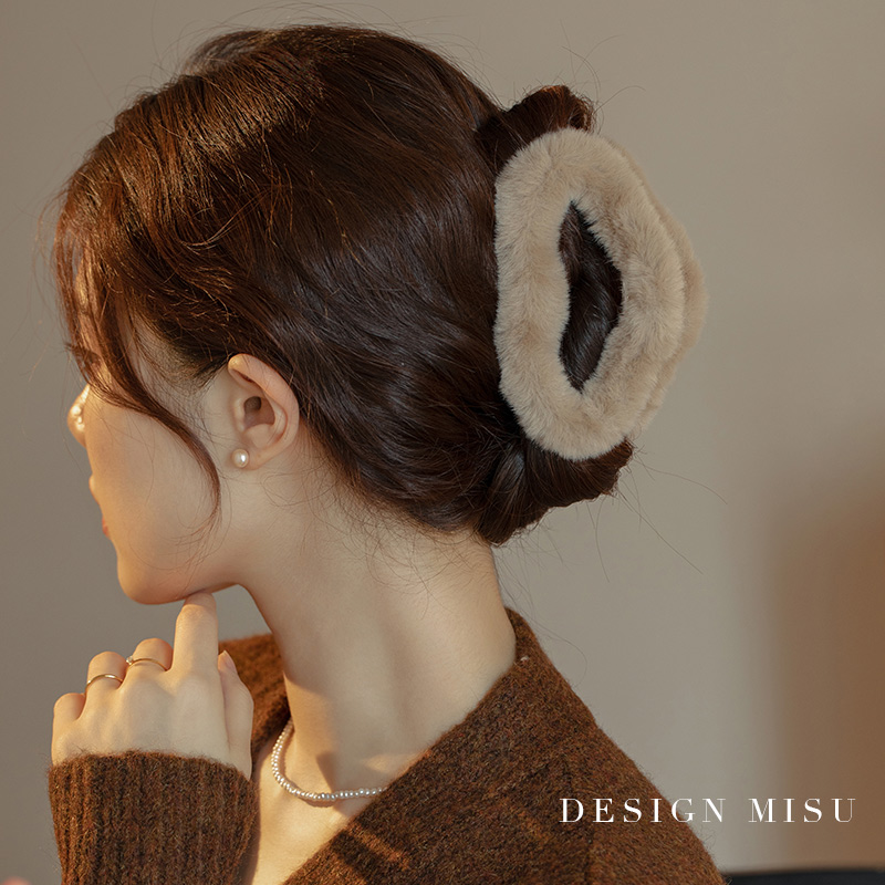 发夹鲨鱼夹大号毛毛发卡