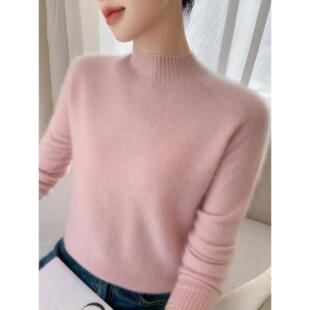 保暖内搭打底毛衣设 女2025秋冬新款 ROUMIKL法式 无缝半高领针织衫