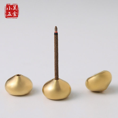 跨境水滴香插纯铜线香插