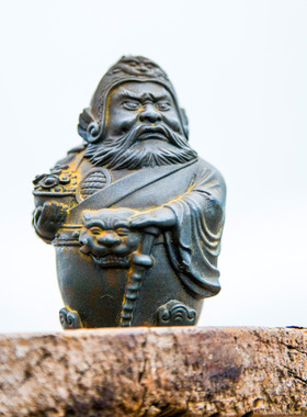 创意新中式文武财神仿铸铁