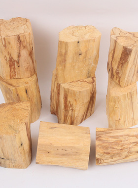 秘鲁圣小木桩底座摆件精油香