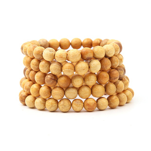 跨境热销6-20mm正宗木香天然秘鲁圣木手链男女生木头好运佛珠手串