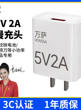 5V2A慢充电头线小功率电源适配器智能锁充电器锂行车记录仪电池手表充电宝专用typec安卓单usb口输出充电头