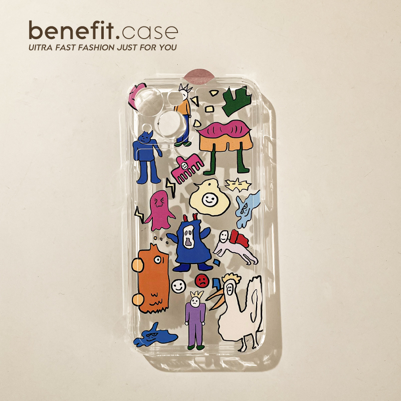 趣味软硅胶苹果手机壳创意