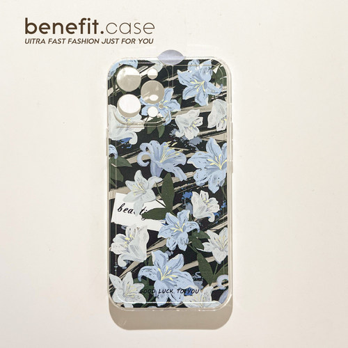 Benefit艺术复古风卡通手机壳