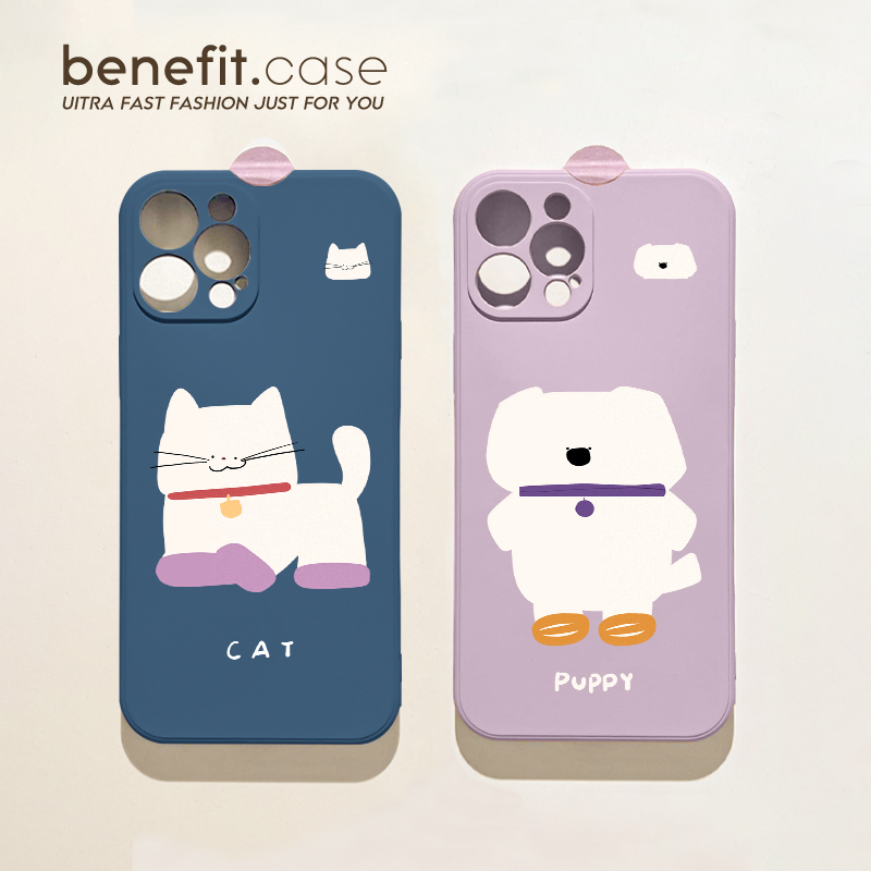 适用于苹果创意情侣卡通