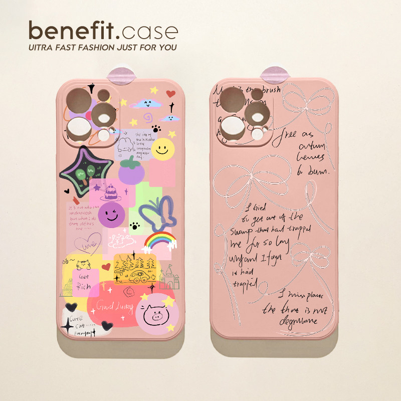 benefit涂鸦便签蝴蝶结英文17适用于iphone16pro