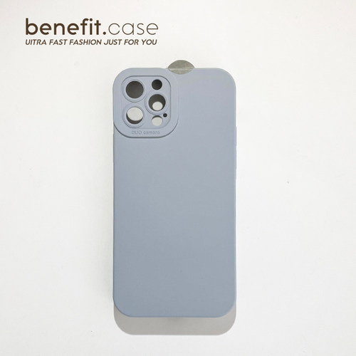 benefit纯色苹果手机壳简约硅胶