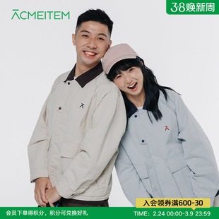 ACMEITEM爱棵米 户外撞色翻领夹克外套运动休闲扩版设计上衣男女
