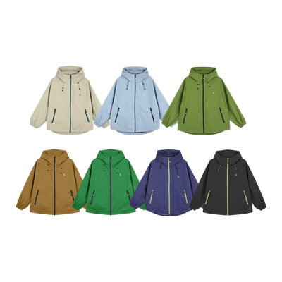 爱棵米户外连帽冲锋夹克