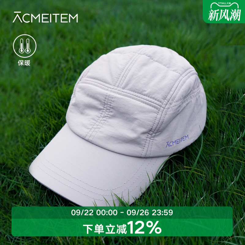 ACMEITEM爱棵米 户外秋冬亲子夹棉鸭舌帽保暖多色棒球帽子男女