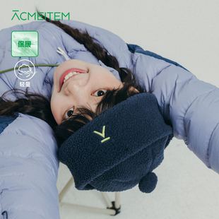 ACMEITEM爱棵米 户外情侣秋冬摇粒绒帽保暖加厚休闲瓜皮帽子男女