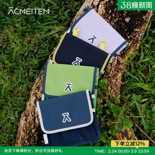 ACMEITEM爱棵米 户外撞色休闲斜挎包便携小巧精致出行小包