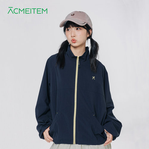 ACMEITEM爱棵米 城市户外亲子立领外套运动休闲宽松夹克上衣女