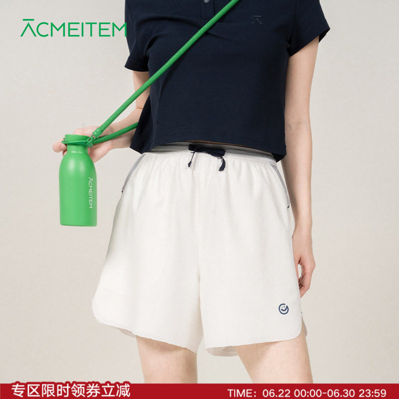 ACMEITEM爱棵米 户外情侣运动短裤夏季系绳宽松运动健身裤子男女