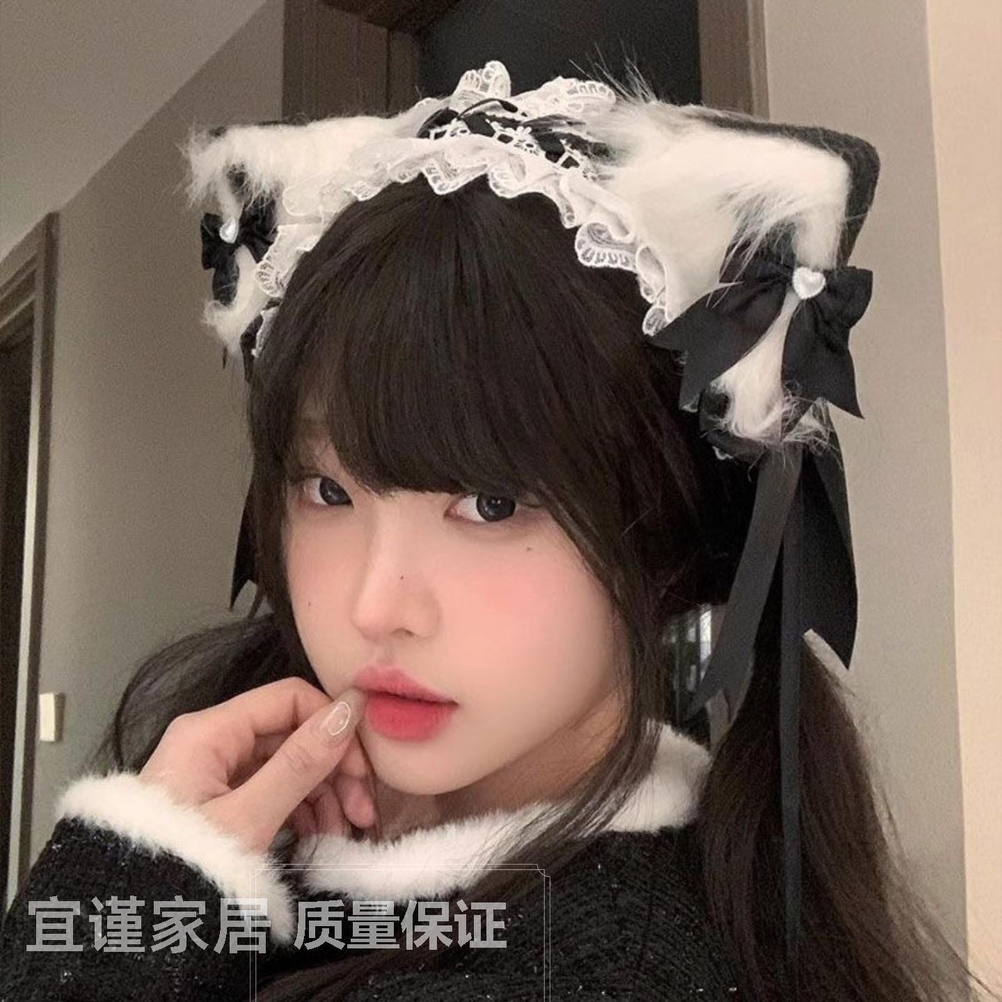 二次元洛丽塔发箍发带猫耳发夹漫展女仆头箍