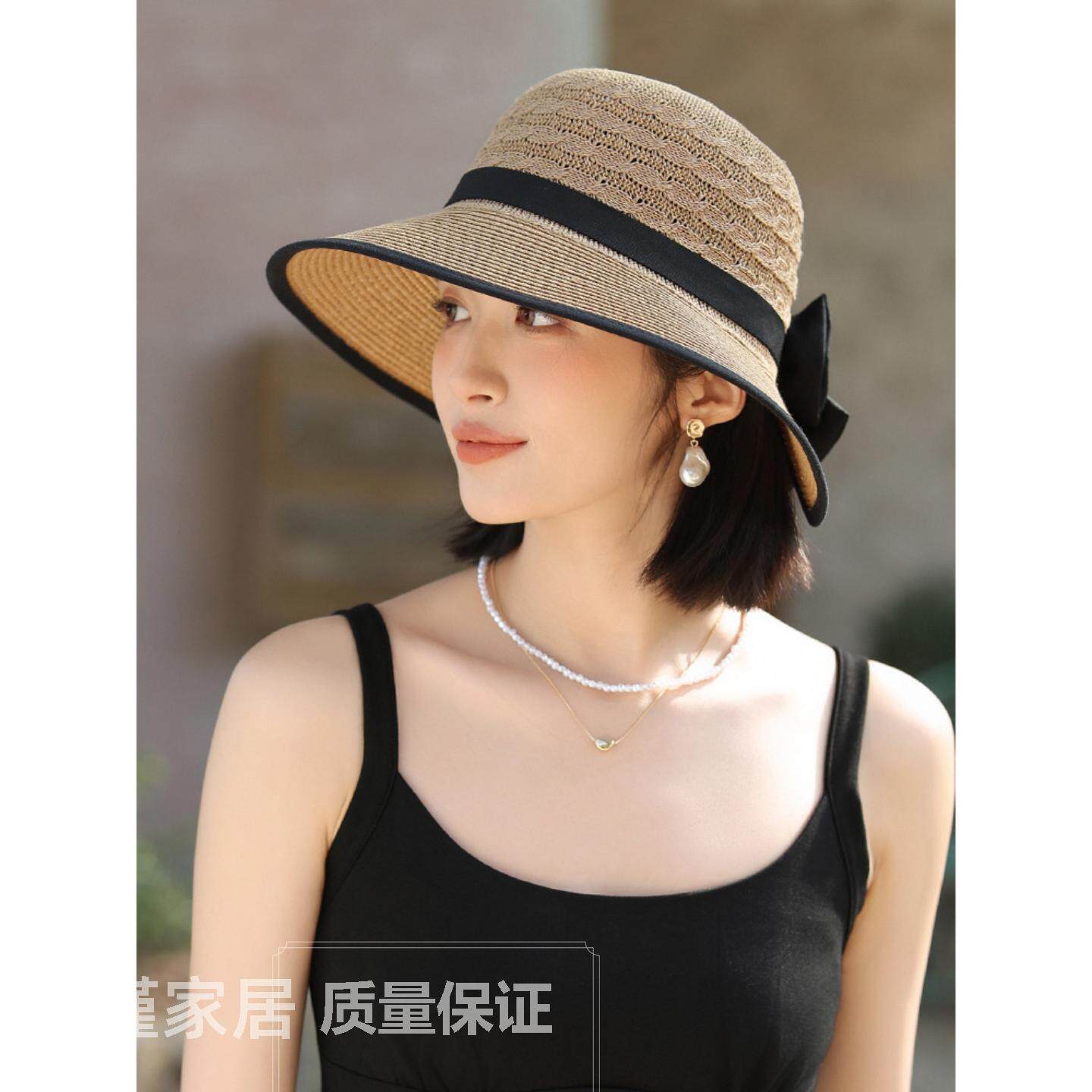 2025新款草帽女式夏天大檐可防晒帽