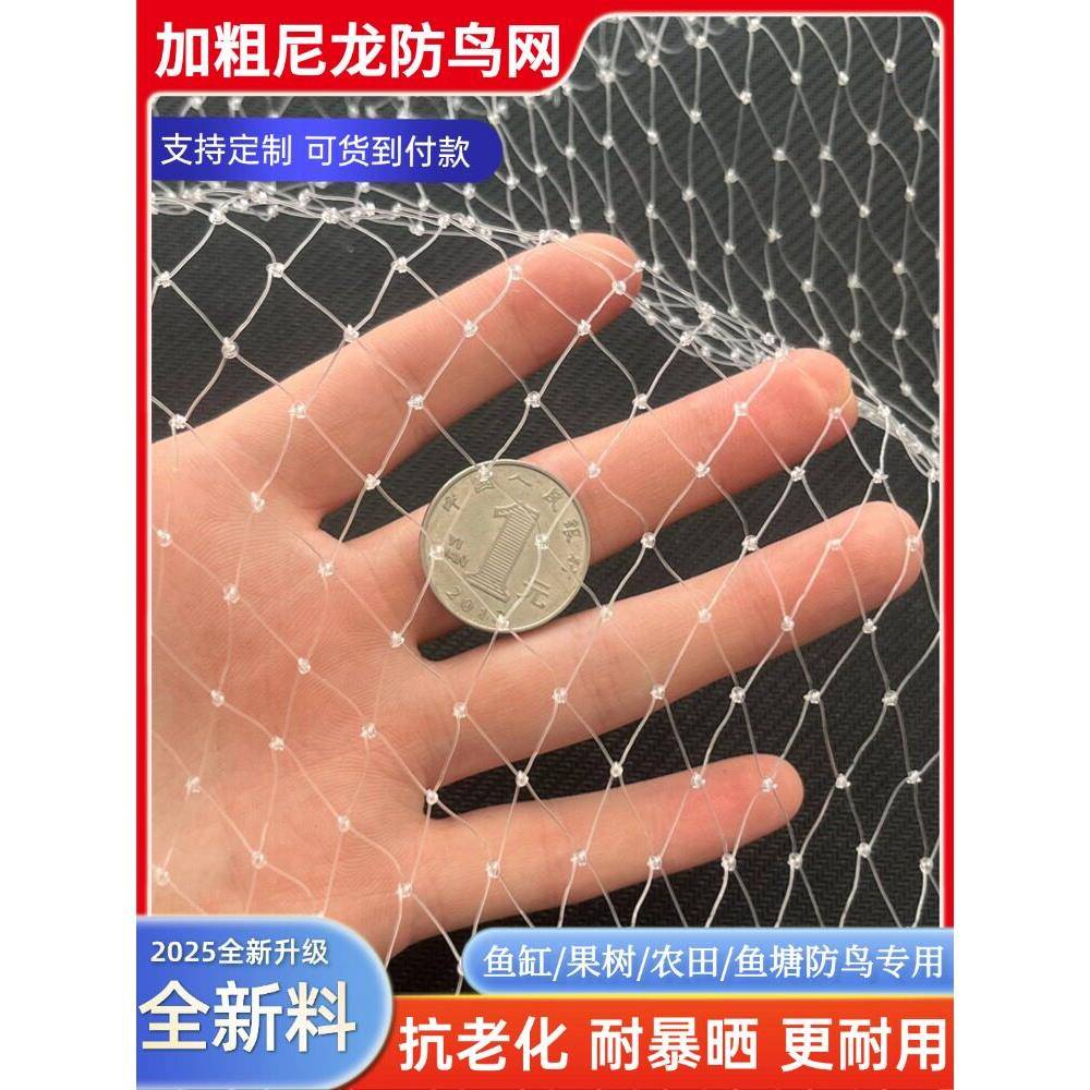 农用防鸟网樱桃葡萄农用家用天网果树防鸟网防鸟围栏户外大棚防鸟