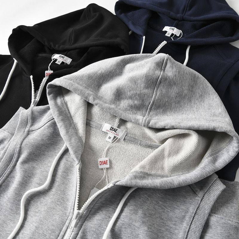 IT INS TRENDY BRAND HOODED VEST MENS SPRING AND AUTUMN COTTON WASHED STRETCH TERRY SPORTS CASUAL SLEEVELESS VEST JACKET