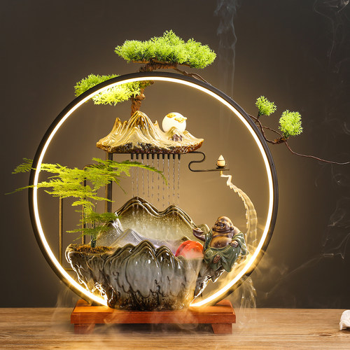 流水摆件家居创意喷泉客厅