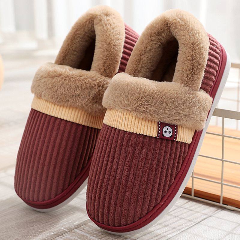冬季包跟棉鞋男士加绒室内厚底防滑居家棉拖鞋家用保暖月子鞋女冬,居家布艺,居家棉拖/棉鞋,淘宝优惠券,粉丝福利购,淘宝优惠卷