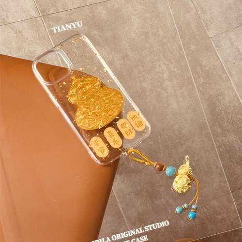 适用iphone手机壳新年国风葫芦