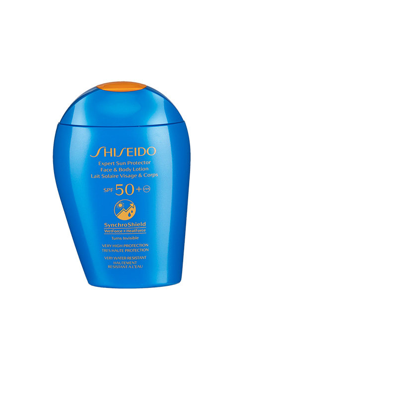 资生堂蓝胖子防晒霜150ml清爽不油腻防水防汗户外身体面部隔离乳