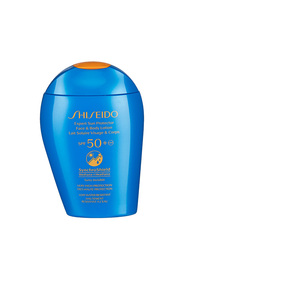 资生堂蓝胖子防晒霜150ml清爽不油腻防水防汗户外身体面部隔离乳