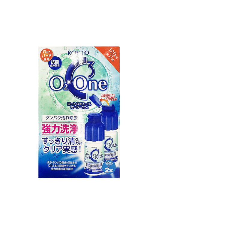 日本乐敦C3隐形眼镜护理液120ml*2瓶角膜润眼液去蛋白ok镜冲洗液