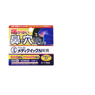 ROHTO乐敦曼秀雷敦鼻口止痒膏湿疹皮疹发炎消炎日本进口皮炎药膏