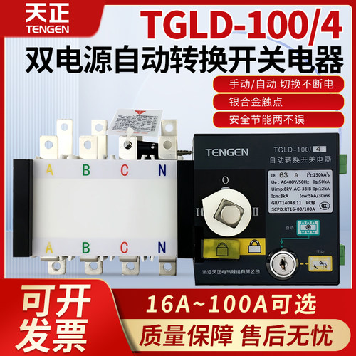 天正TGLD-100双电源自动转换开关