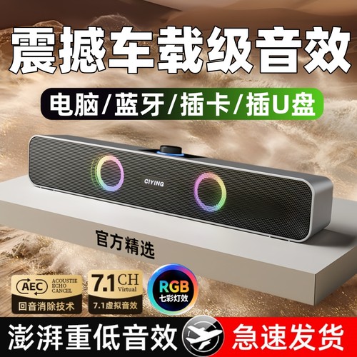 【车载级音效】超重双喇叭低音炮