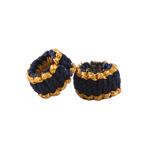 手工编织璎珞结平结线圈桃花结线圈手绳配件diy多色隔圈固定圈