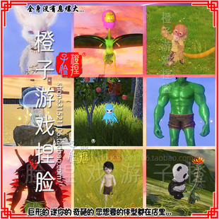 妄想山海捏脸数据迷你超小人物系列打架pk用代码个性人虫熊猫水母