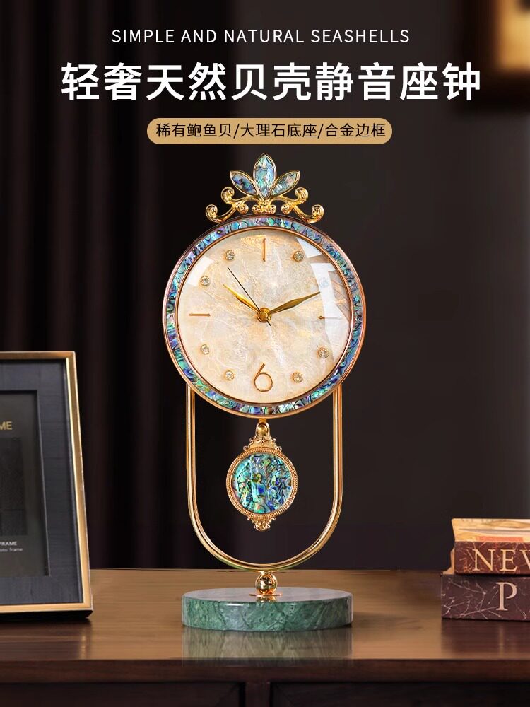 采购产品轻型豪华装饰,新表钟,艺术时钟,桌形欧式橱柜桌面装饰